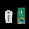 Conjunto Starbucks Tumbler Branco Pérola & Café Colômbia