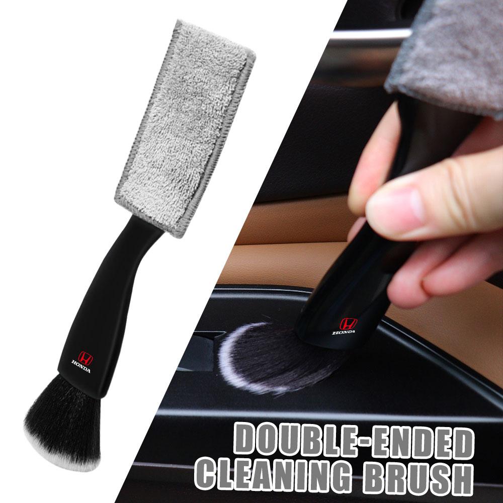 VFHJQ1 Car Air Conditioner Cleaning Tools Air Outlet Dust Removal Soft Brush Double-ended For Honda Mugen Accord Civic Vezel City Jazz