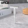 YAQI Ghost Aluminum Version Lightweight Safety Razor - Compact Size Men's Shaving Tool