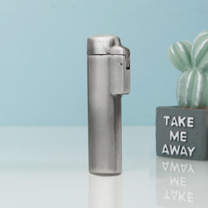 

Metal Toothpicks Holder Zinc Alloy Capsule Bucket Box Hiking Portable Toothpick Needle Case Handmade Storage Box срібний