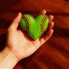 Love Heart Golf Pocket Hug with Positive Card Emotional Support Baseball Tennis Basketball Pocket Token Decoration Inspirational Gift