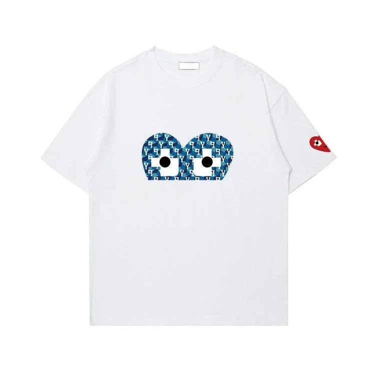 

Short-sleeved T-shirt Men s and Women s Summer Couple s Printed Fashion Casual Loose Love Trendy Casual Top 3XL