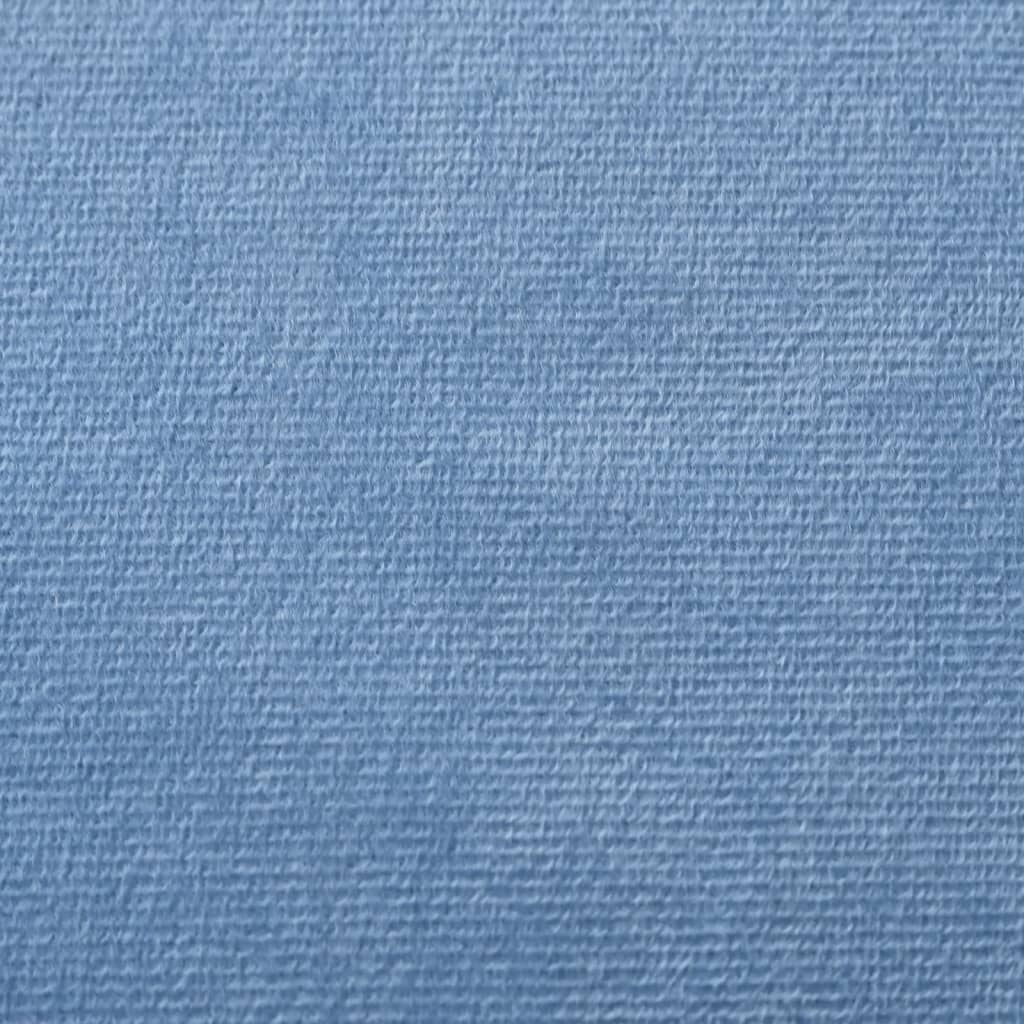 Kids  Sleeper Sofa 2 Seater Blue Soft Plush