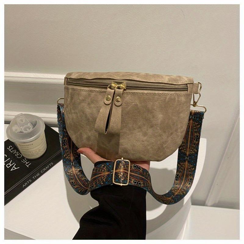 Fashionable Solid Color Women's Bag, Stylish Single Shoulder Crossbody Bag