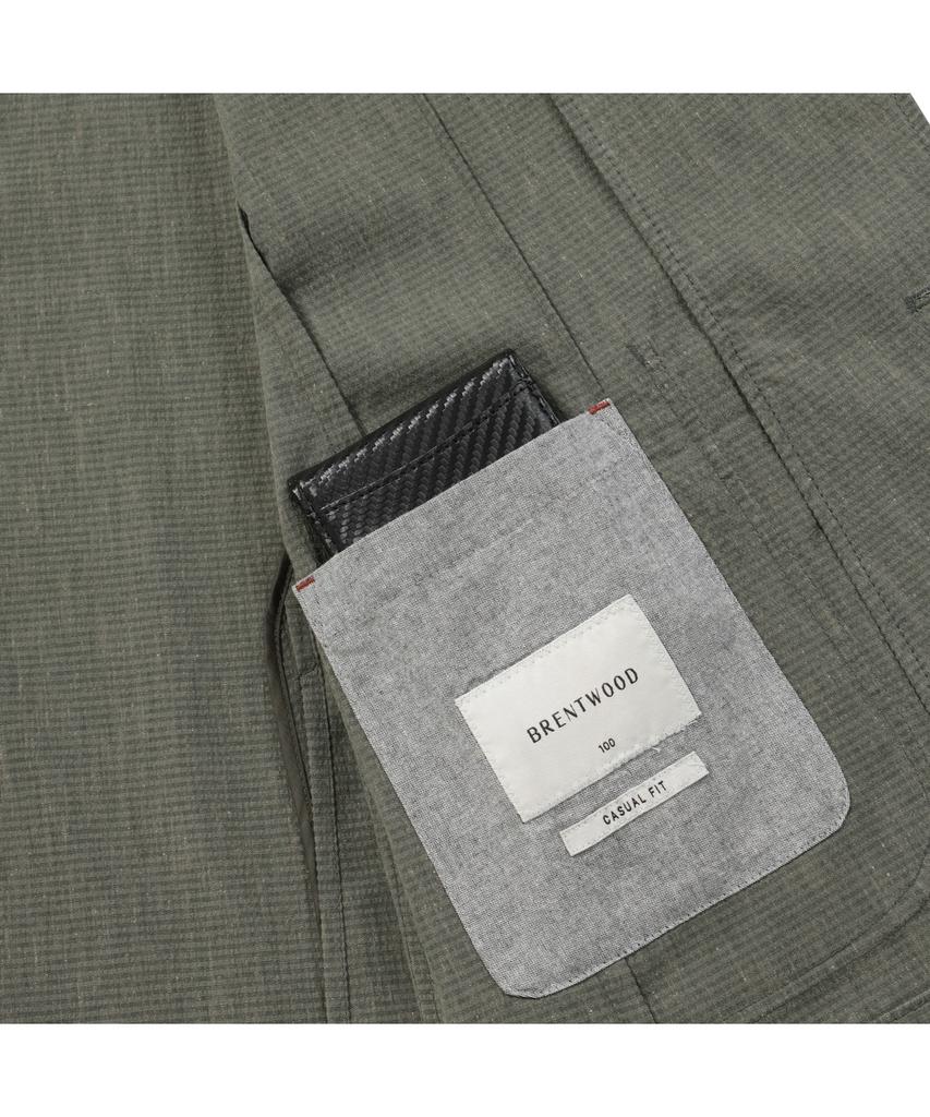 Brentwood Striped Linen Blend Jacket Brjcm25631Khx