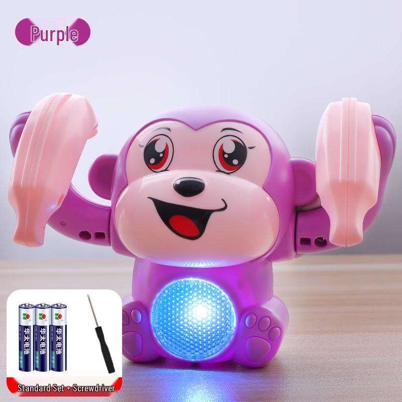 Children's Sound-Controlled Singing Luminous Tumbling Monkey Toy