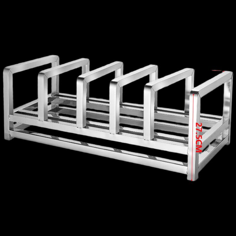 Stainless Steel Cutting Board & Knife Holder