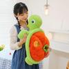 Fluffy Persimmon Tortoise Plush Toys Soft Turtle Animal Doll Turtle Stuffed Doll  Children Gift