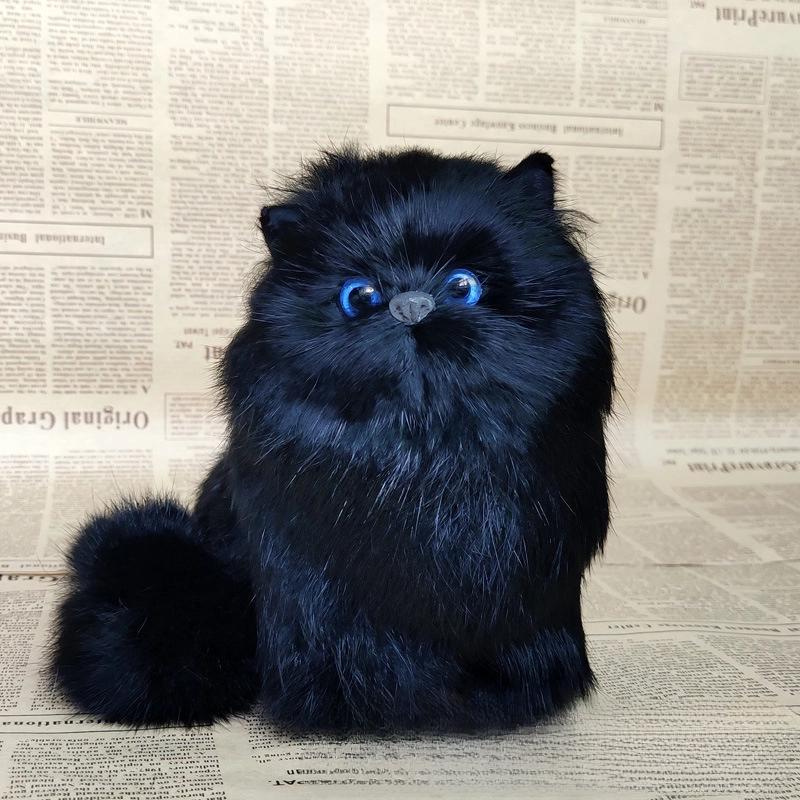 Cat Pet Simulated Plush Toy Role Play Room Decoration Birthday Collection Gift