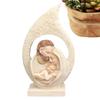 Crafts Holy Family Figurine Exquisite Resin Nativity Ornaments Sacred Hearts Statue  Christmas Gift