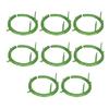 Nursery Watering Rings with Tube Joint and 3 Support Stakes, 5 Inch Soil Irrigation Tool for Pots, Containers, and Garden Use