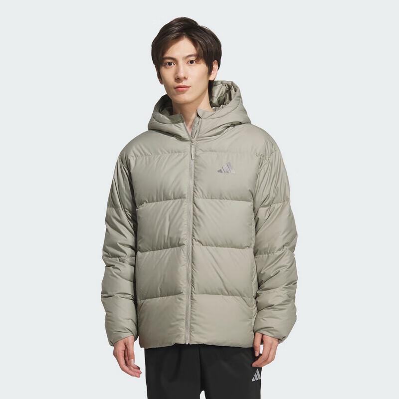 Adidas Men s Hooded Sports Casual Down Jacket L