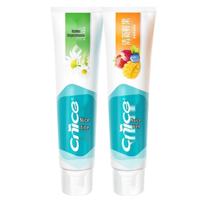 

NICE Fresh Fruit & Cool Ice Chrysanthemum Toothpaste Twin Pack