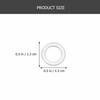 200pcs Curtain Rings Perforated Plastic Hanging Rings For Window Shower Curtains Household Curtain Accessories