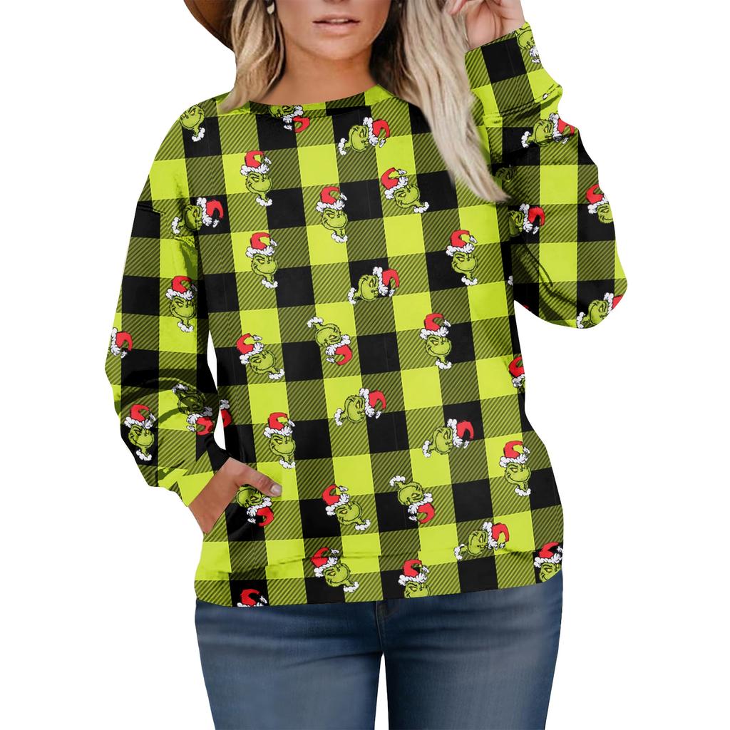 Christmas Sweatshirts For Women Sweater Cute Shirt Fall Pullover Top