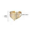New Stainless Steel Simple Wide Version Open Bracelet Street Hip Hop Exaggerated Gold-plated Bracelet