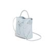 Charles & Keith Small CK 26 Summer Polka Dot Drawstring Crossbody Bag PU Bucket Bag Handbag Small Women bags Cream Sea-Salt-Blue CK2-10160260-A