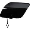 ACROPIX Rear Right Passenger Side Car Bumper Tow Hook Cover Tow Cover Cap Black Metallic Fit for Mercedes-Benz C-Class W205 15-20 No.A2058850224 -