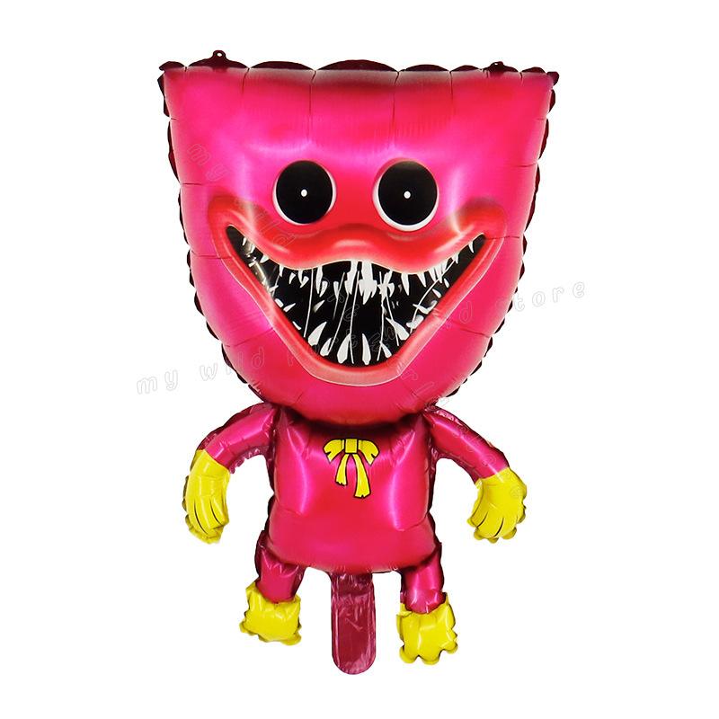 Game Huggy Wuggy Number Balloons Decoration Poppy Playtime Birthday Party Ballon Set Baby Shower Cartoon Round Foil Balloon