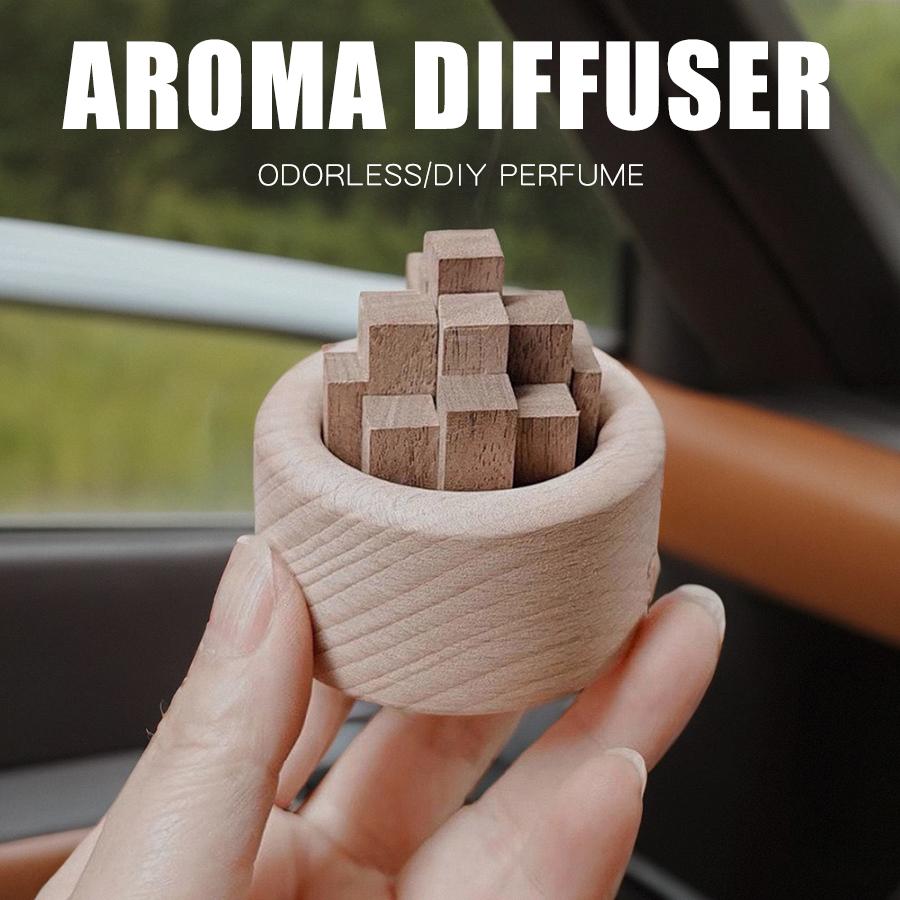 No perfume DIY fragrance wood stick aroma diffuser home accessories ornament aromatherapy car air freshener decoration dashboard