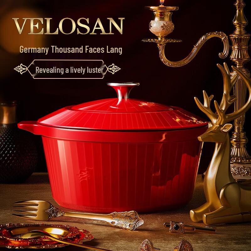 Velosan Enamel Cast Iron Stockpot