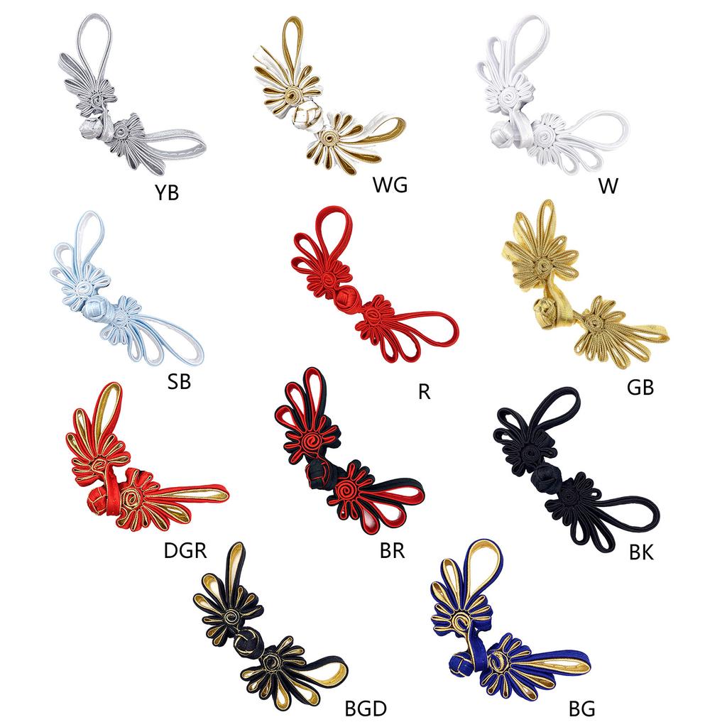 1pair Chinese Knot Buttons Handmade Cheongsam Buttons Traditional Dress Buttons for Cheongsam Invitations
