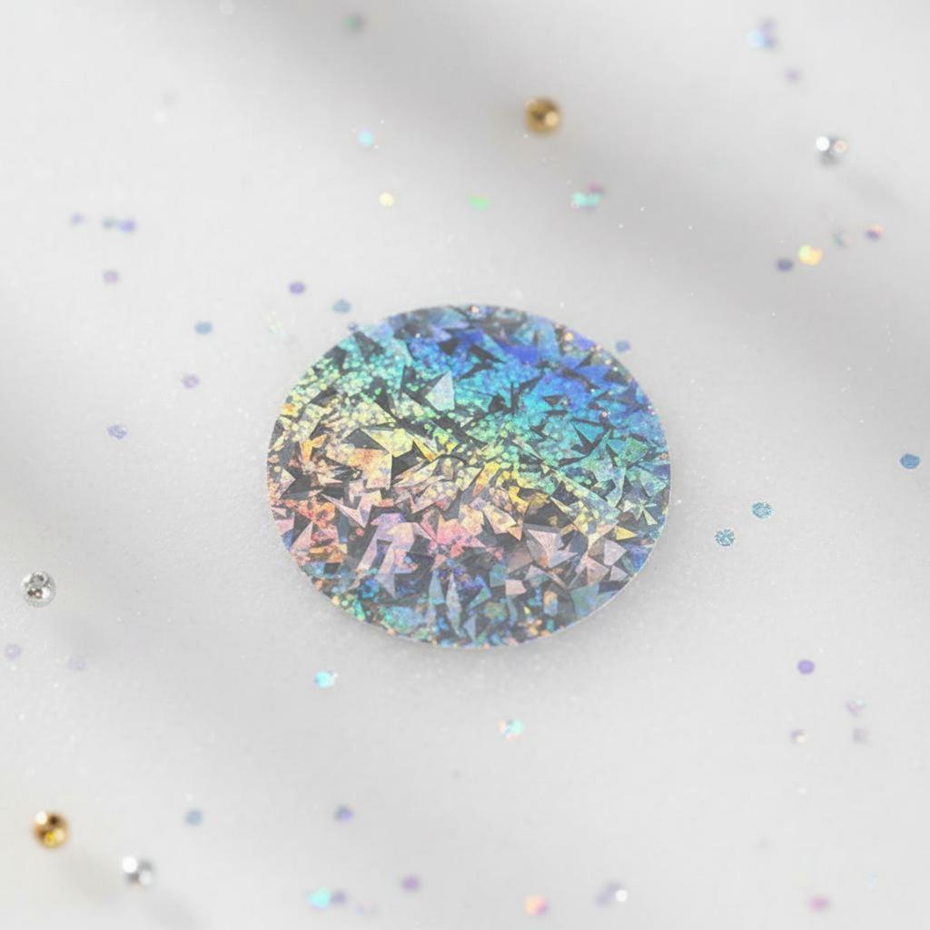 Holographic Pin Film Multiple Designs Available 75mm Pin Lamination Disc Craft Supplies DIY Suitable for Crafters