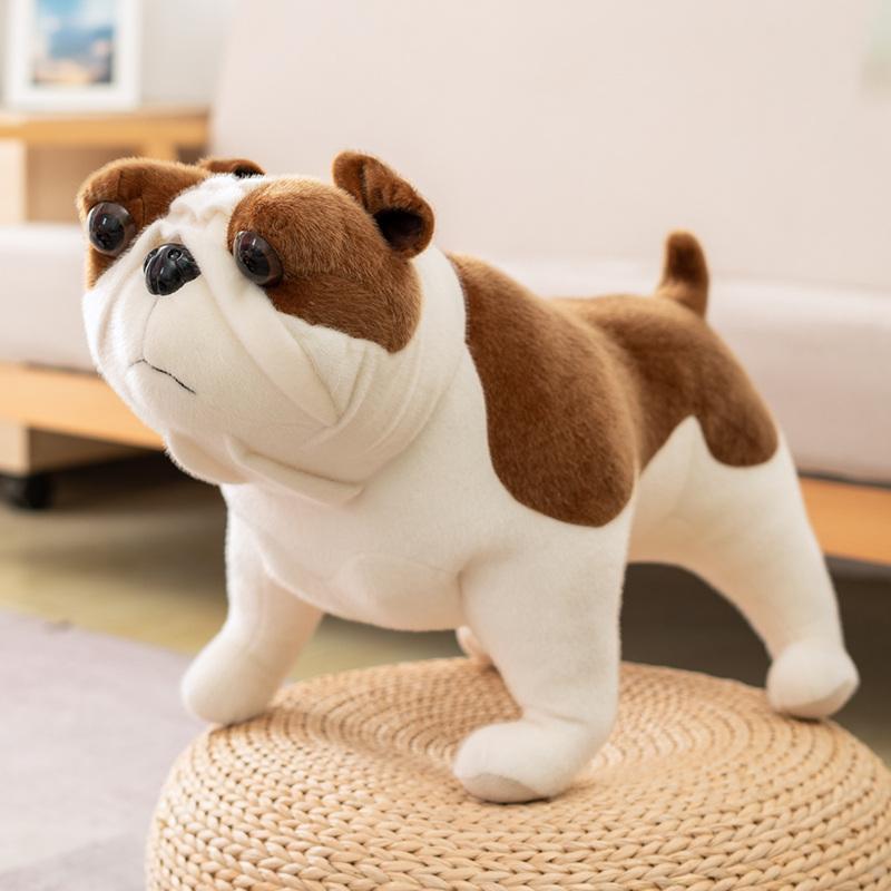 Chihuahua/Labrador/Bulldog/Pomeranian Puppy Stuffed Shar Pei Dog Plush Toy Cute Simulation Pets Soft Baby Dolls Gifts For Kids