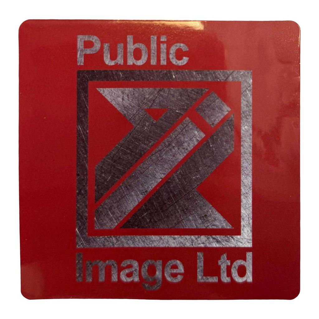 PIL (Public Image Ltd) Logo Brushed Sticker