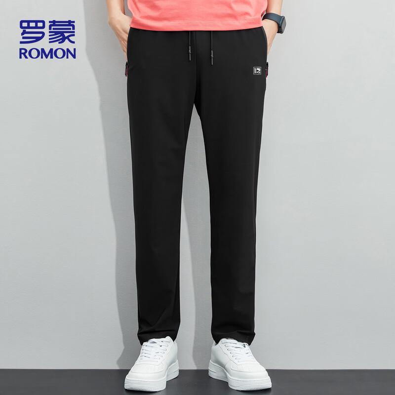 Romon Men's Ice Silk Breathable Summer Casual Pants