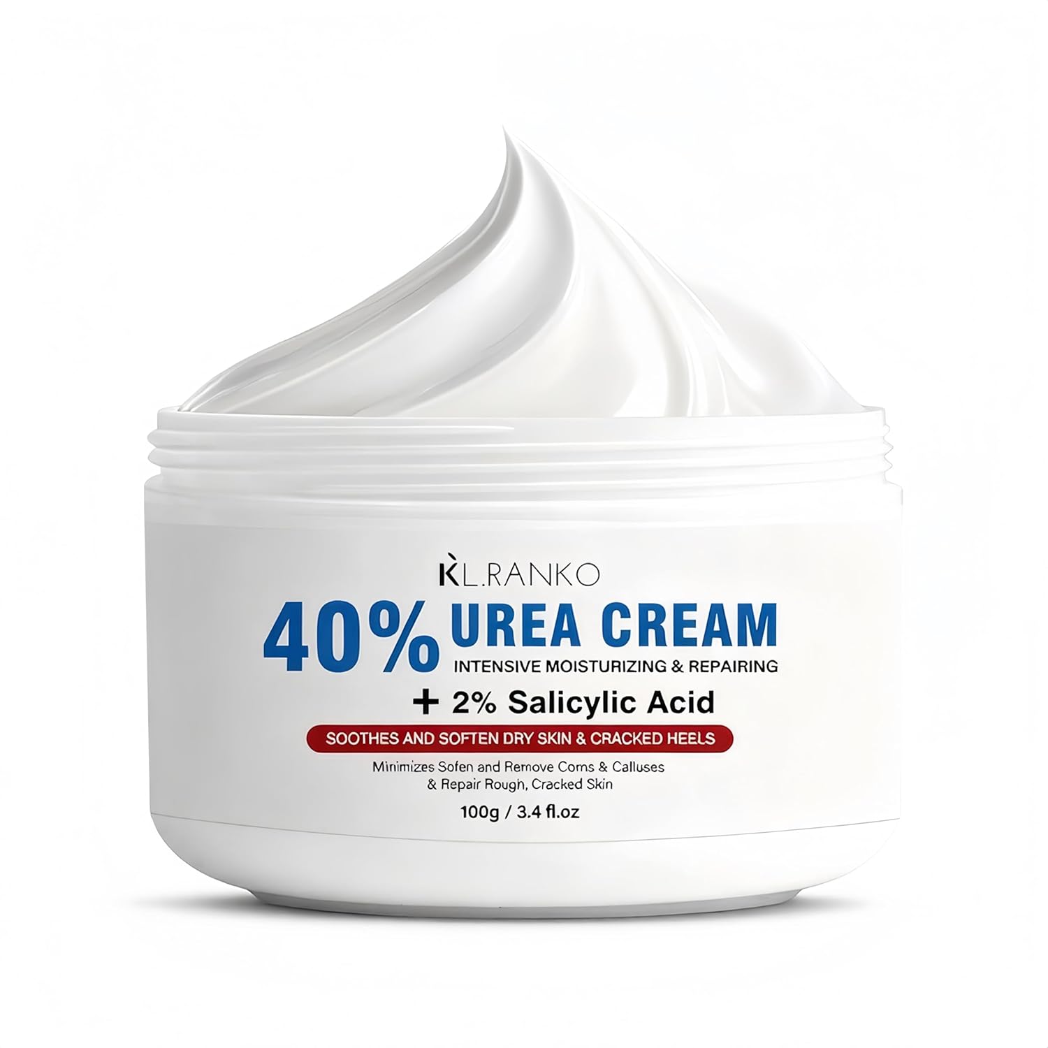 Urea Cream 40 (with Salicylic Acid 2) 100g Foot Hand Heels Fingertips Hands High Moisturizing Type Dry Areas Smooth Moisture Care Roughness (Urea