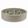 Dry Pool 130X30Cm Velvet Soft Beige With 600pcs Balls: Light Gold, Iridescent, Pearlescent, Transparent, Silver