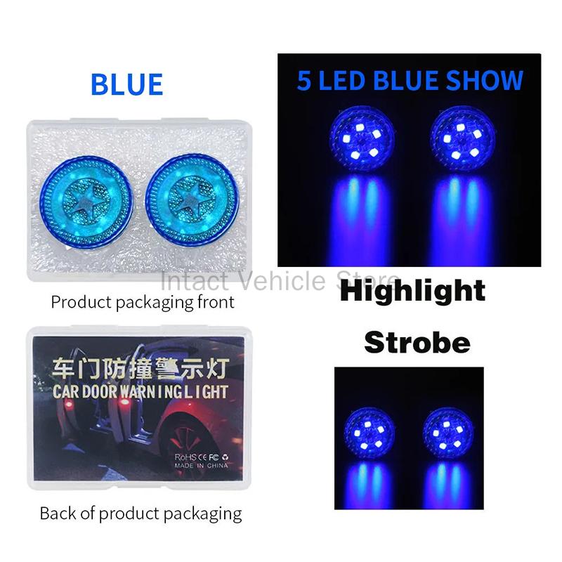 2pcs Blue