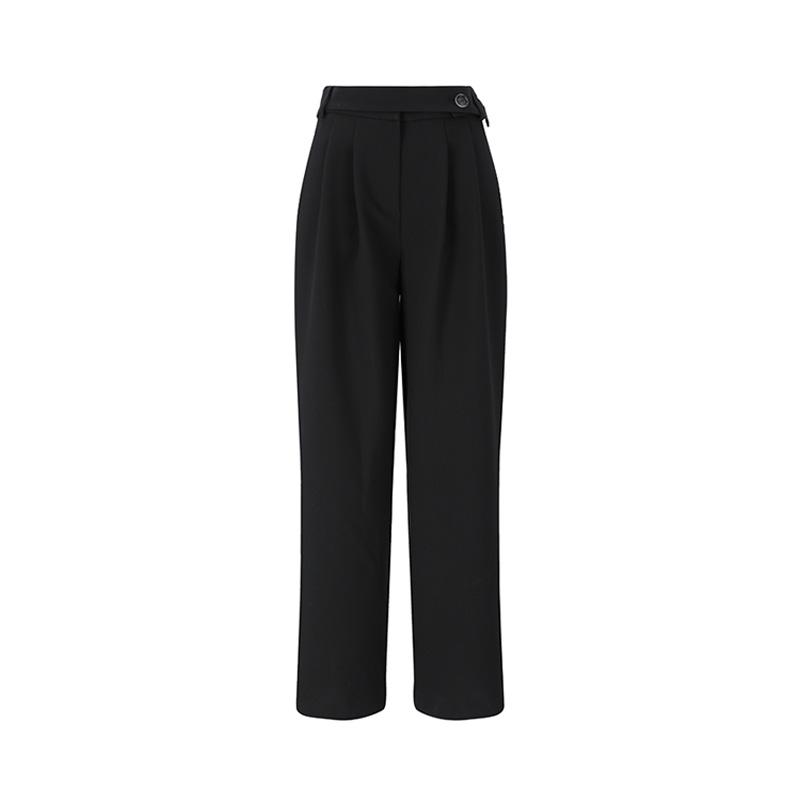 VISITINNEWYORK Side Button Double-Pleat Pants (Vy1Lp12)