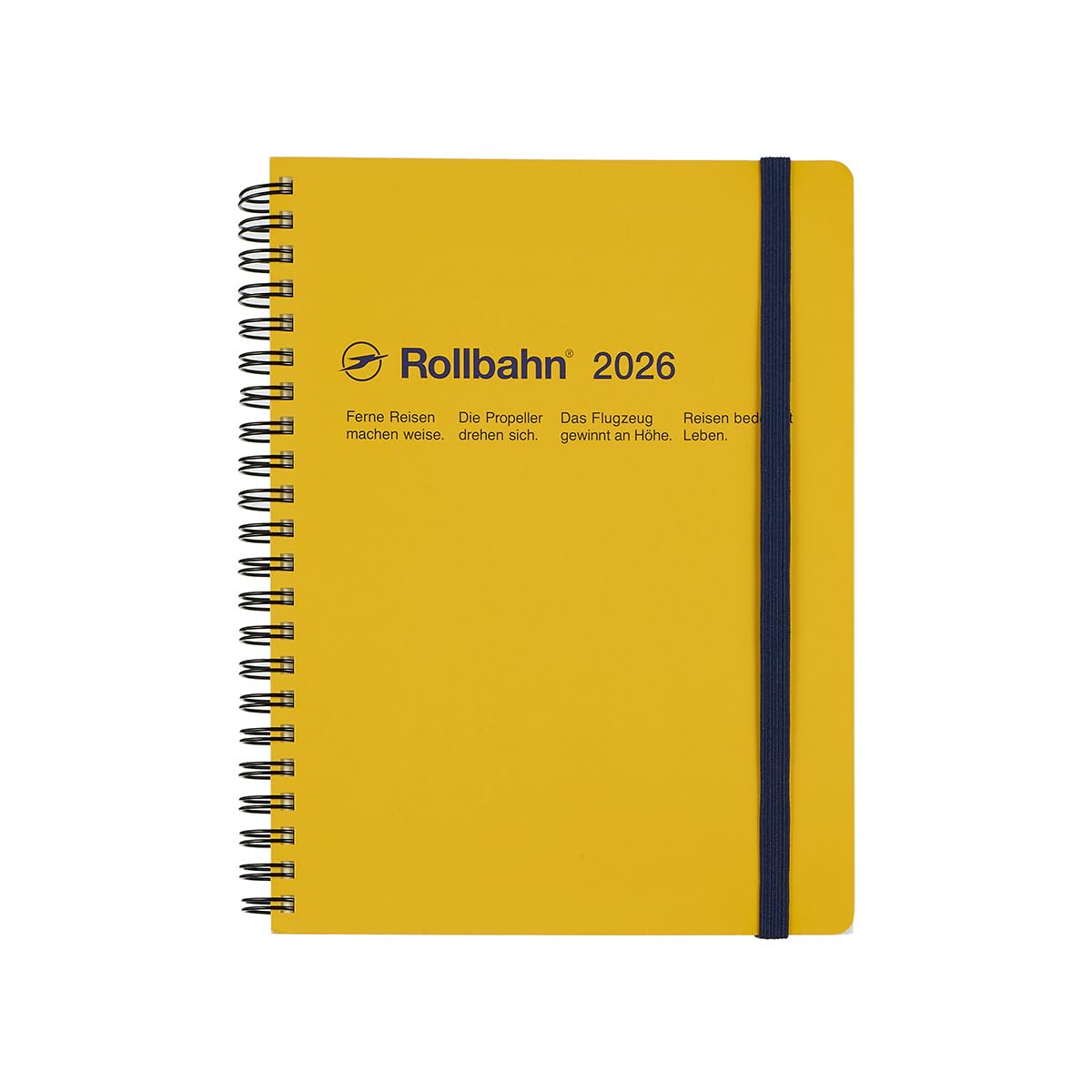 

[Delfonics Planner 2026 Edition / Starting October 2025] Rollbahn A5 Monthly Planner (Yellow)