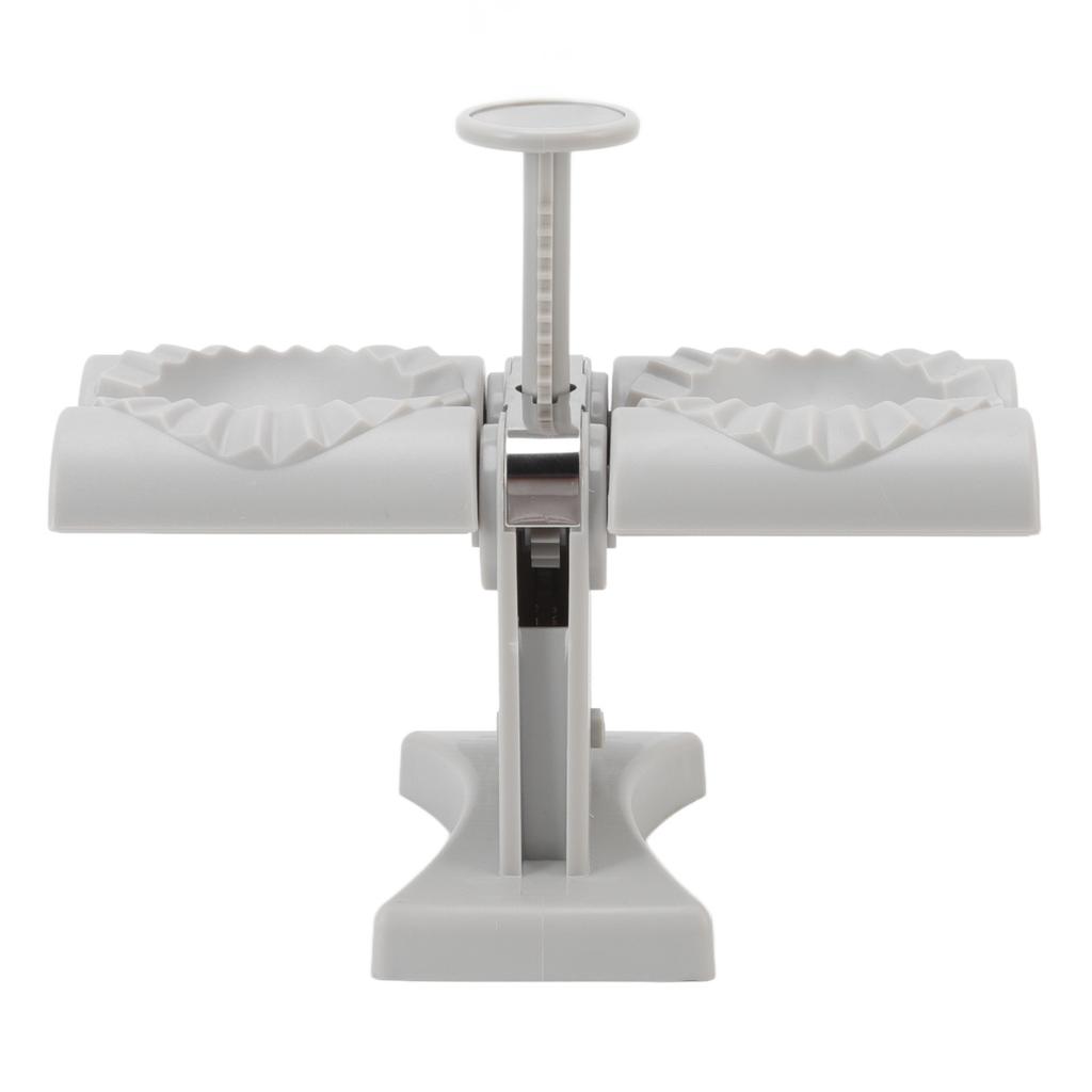 Dumpling Mold Machine Automatic ABS and Stainless Steel Double Head Dumpling Maker for Home Kitchen