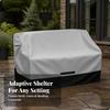 Patio Loveseat Cover Weatherproof Windproof for Backyard