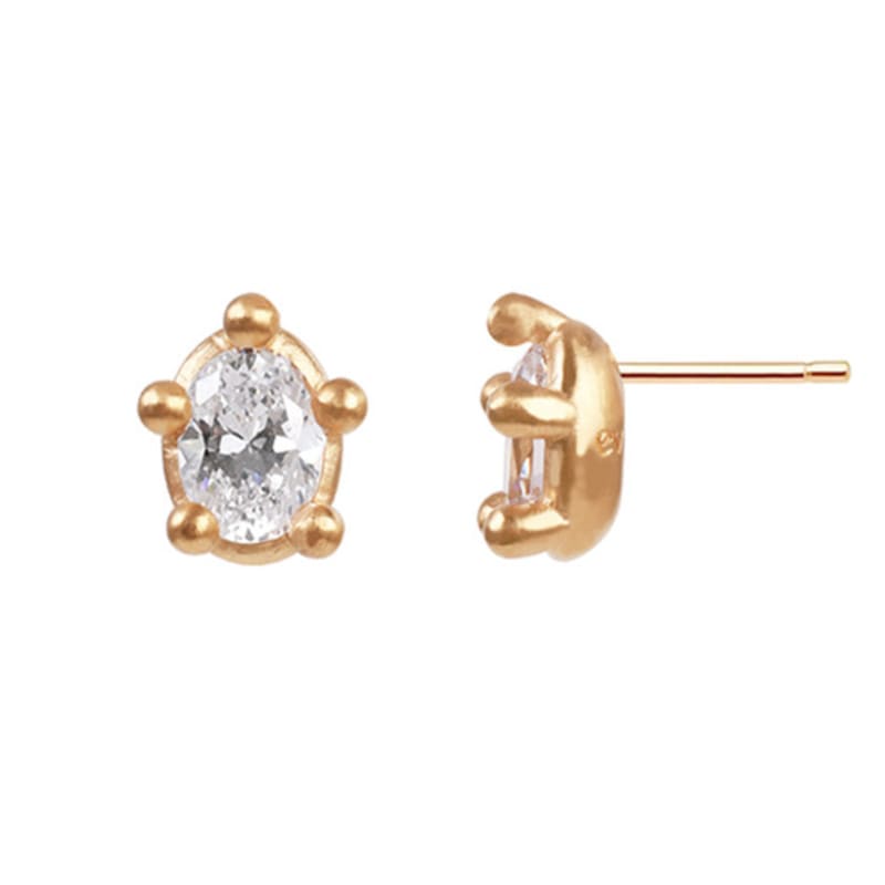 

eveningbell [silver925] Pebble earrings (gold) Gold (18k gold plating)