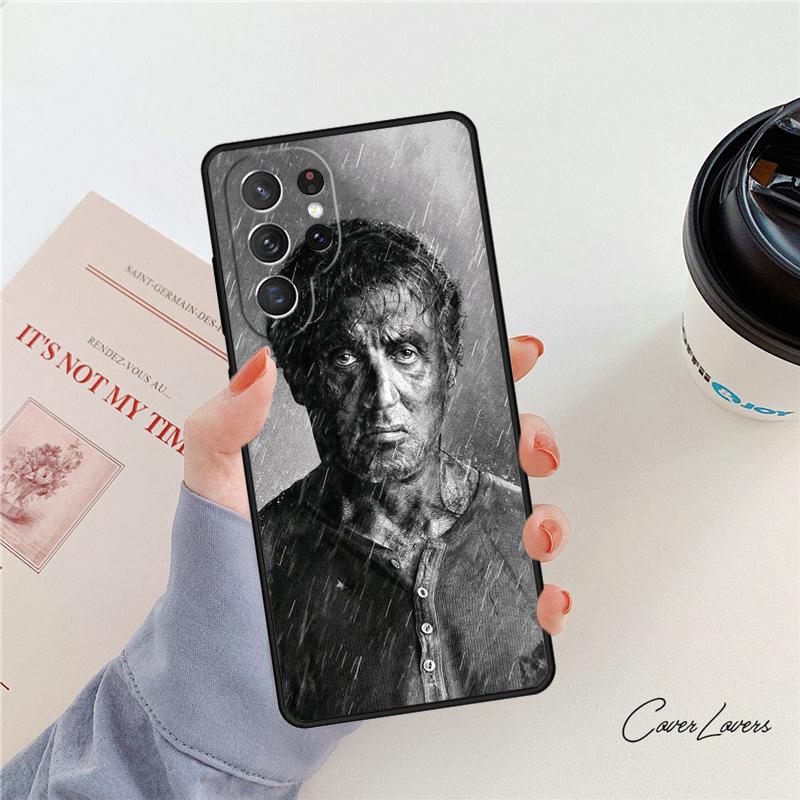 

First Blood John J. Rambo phone case For Samsung Galaxy S24 S25 S23 S22 Ultra Note 10 20 Plus S20 S21 FE Cover Galaxy S23 5G