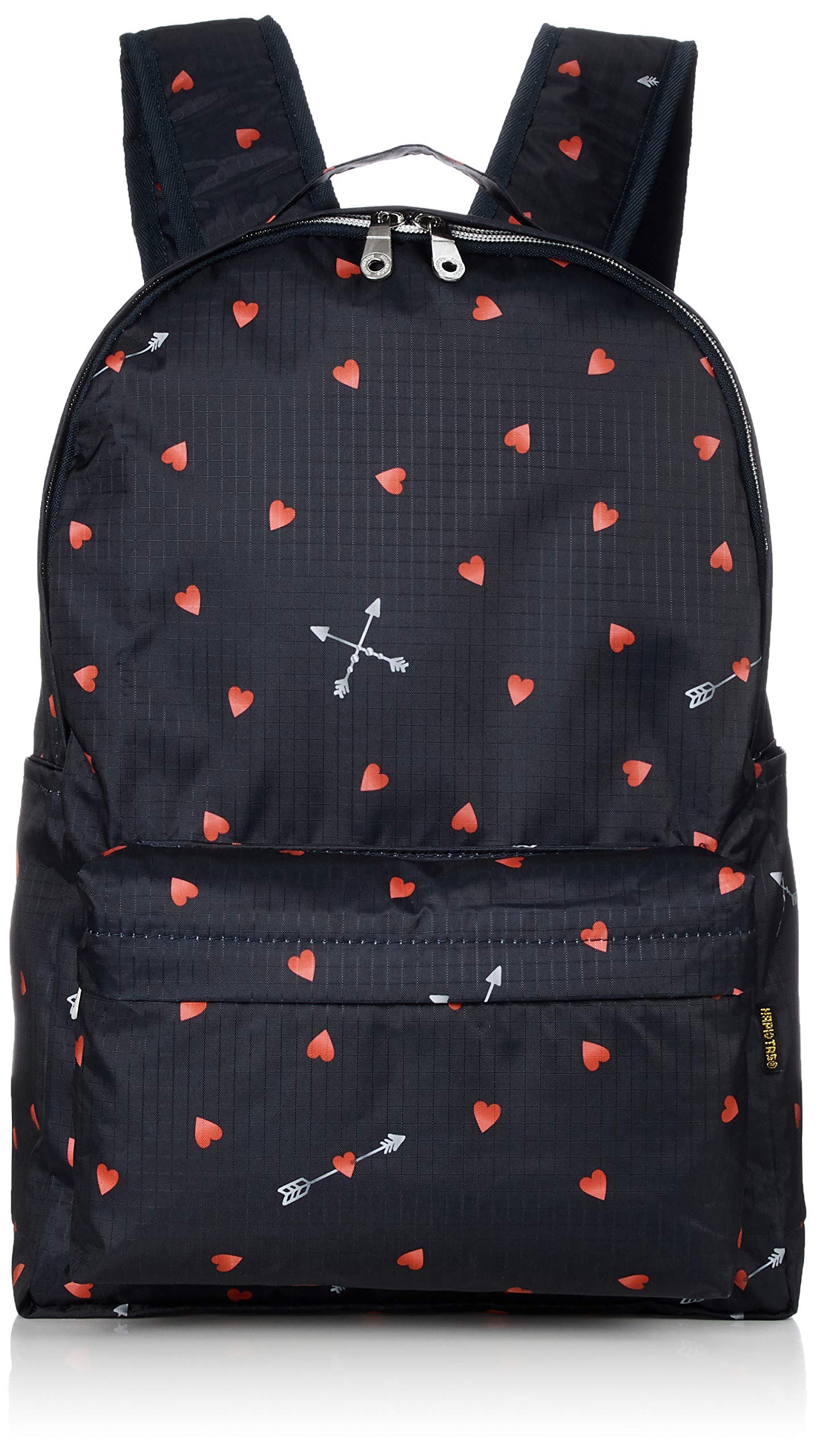 

rich pattern HAP0112 399 Heart Navy [Hapitas] Backpack, carry-on possible,