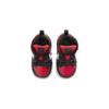 Air Jordan 1 Mid TD Black Fire Red Baby Sneakers White 640735-079