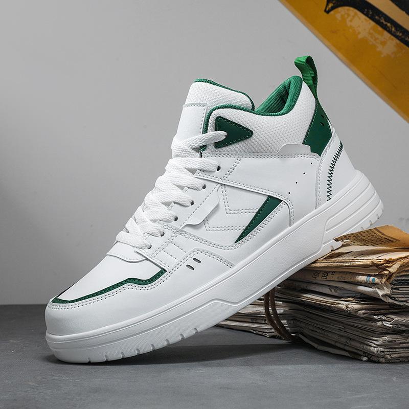 Casual sports youth board shoes autumn and winter shoes mid-top classic shoes