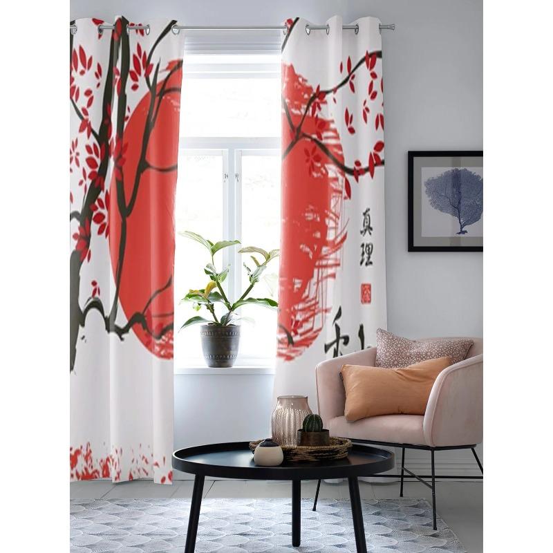 Autumn Landscape With Tree Window Curtain For Kids Room Home Blinds Curtains For Living Room Bedroom Window Drapes