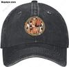 Western Cowgirl Long Live The Cowgirls Baseball Cap Golf Hat Dad Hat Vintage Cotton Washed Baseball Caps for Women Unisex