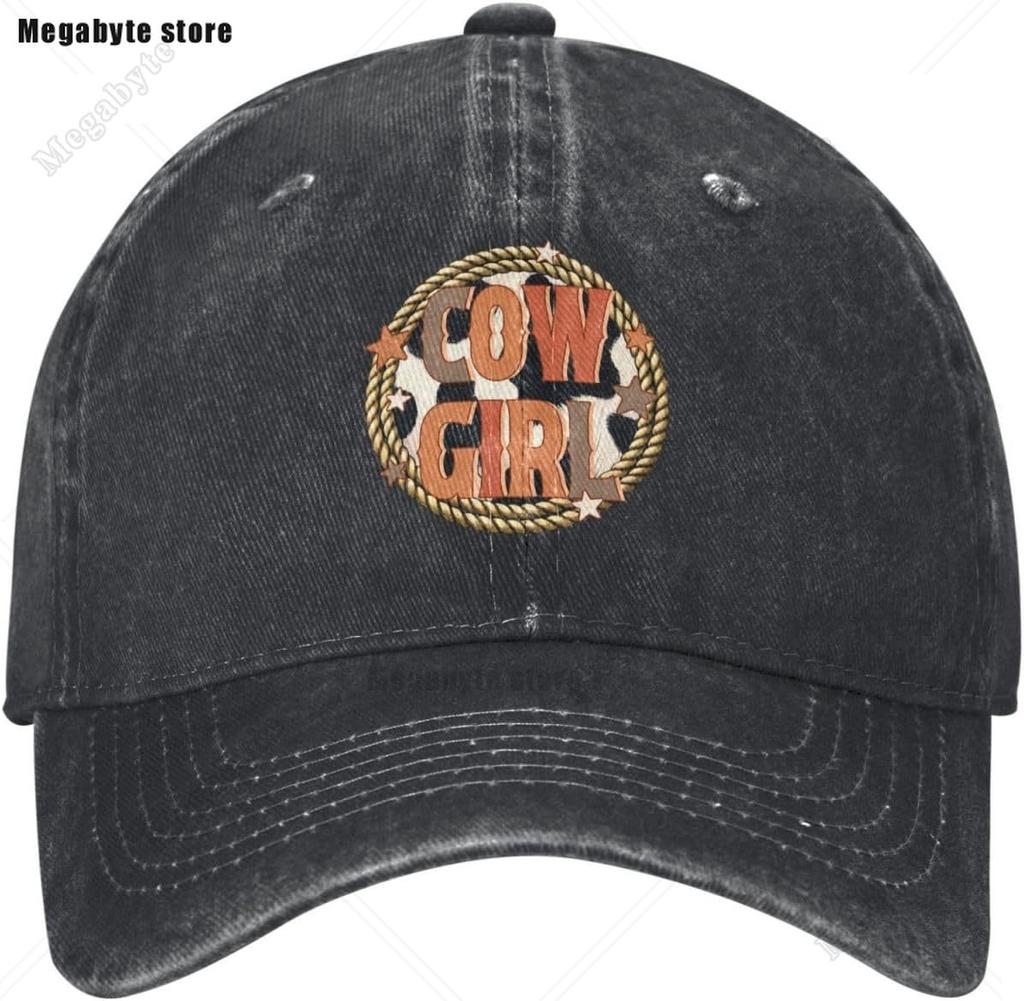 Western Cowgirl Long Live The Cowgirls Baseball Cap Golf Hat Dad Hat Vintage Cotton Washed Baseball Caps for Women Unisex