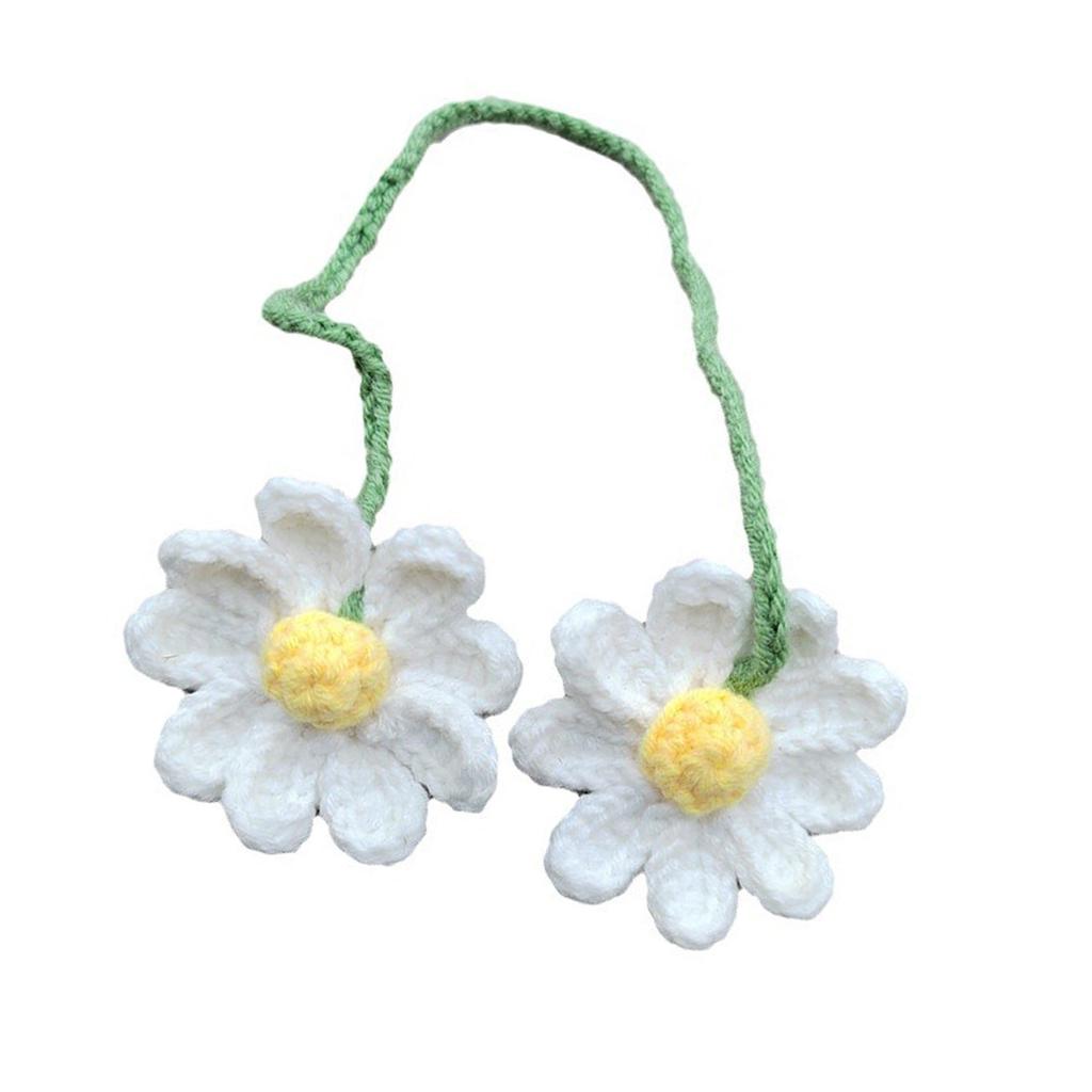 Cotton Yarn Hanging Basket with Unique Daisy Pattern For Home Ornaments And Office Decorations Personalizing Your Car