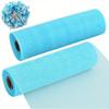25cm Decorative 2 Rolls White Mesh Ribbbon Rolls Fabric Mesh For Mesh Wreath Supplies Front Door Wreath Crafts Tree Decor