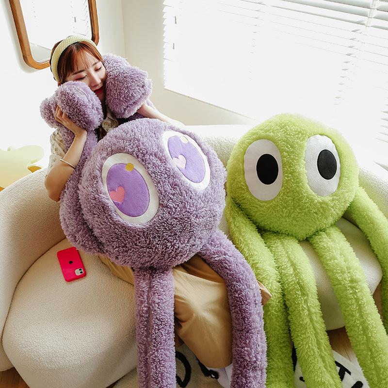 New long-legged octopus plush toy octopus doll doll cute sleeping doll throw pillow girl gift