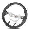 Hydro Dip Steering Wheel Perforated Leather 3 Section Type Replacement For Hilux AN110 AN120 AN130 2015 to 2023 Carbon