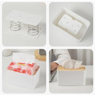 Creative Spring Holder Tissue Box Automatic Lift Tissue Bracket Car Tissue Box